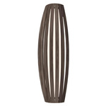 Barrel Wall Sconce - American Walnut / White