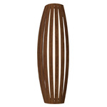 Barrel Wall Sconce - Imbuia / White
