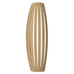 Barrel Wall Sconce - Maple / White