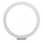 Frame Circle Wall Sconce - Organic White