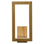 Frame Rectangle Wall Sconce - Louro Freijo / White