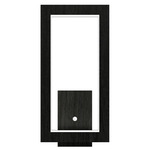 Frame Rectangle Wall Sconce - Charcoal / White