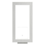 Frame Rectangle Wall Sconce - Organic White / White