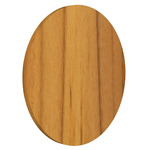 Clean Round Wall Sconce - Teak