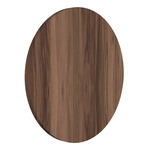 Clean Round Wall Sconce - American Walnut