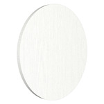 Clean Round Wall Sconce - Organic White
