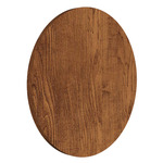 Clean Round Wall Sconce - Imbuia