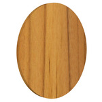 Clean Round Wall Sconce - Teak