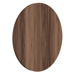 Clean Round Wall Sconce - American Walnut