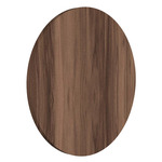 Clean Round Wall Sconce - American Walnut