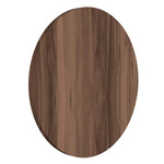 Clean Round Wall Sconce - American Walnut