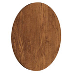 Clean Round Wall Sconce - Imbuia