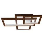 Frame Squares Ceiling / Wall Mount - Imbuia / White