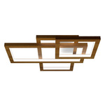 Frame Squares Ceiling / Wall Mount - Teak / White
