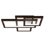 Frame Squares Ceiling / Wall Mount - American Walnut / White
