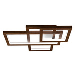 Frame Squares Ceiling / Wall Mount - Imbuia / White
