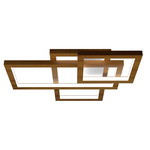 Frame Squares Ceiling / Wall Mount - Teak / White