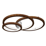 Frame Rings Ceiling / Wall Mount - Imbuia / White