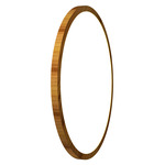 Naia Ring Wall / Ceiling Mount - Teak / White Acrylic
