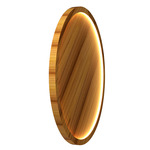 Naia Wall / Ceiling Mount - Teak / White Acrylic