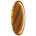 Naia Wall / Ceiling Mount - Teak / White Acrylic