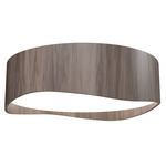 Horizon Ceiling Light - American Walnut / White Acrylic