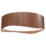 Horizon Ceiling Light - Imbuia / White Acrylic