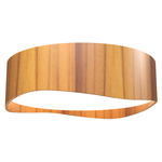 Horizon Ceiling Light - Teak / White Acrylic