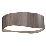 Horizon Ceiling Light - American Walnut / White Acrylic