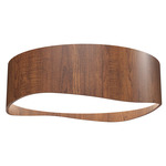 Horizon Ceiling Light - Imbuia / White Acrylic