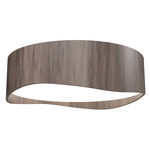 Horizon Ceiling Light - American Walnut / White Acrylic