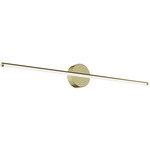 Elizabeth Color-Select Bathroom Vanity Light - Antique Brass / White