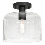 Elsa Ceiling Light - Black / Clear