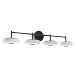 June Bathroom Vanity Light - Black / White