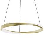 Oberon Color-Select Pendant - Antique Brass / White Oberon Color-Select Pendant - Antique Brass / White