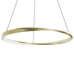 Oberon Color-Select Pendant - Antique Brass / White Oberon Color-Select Pendant - Antique Brass / White