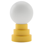 Globe Portable Table Lamp - Citron / White