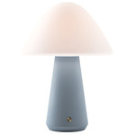 Mushroom Portable Table Lamp - Blue / Opal