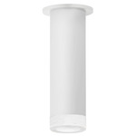 Luxe Ceiling Light with Alabaster Bezel - Semi Gloss White / Alabaster