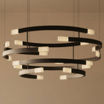 Trace Circular Pendant - Lightology Exclusive - Bronze