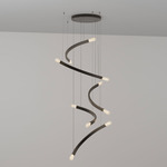 Trace Free Fall Pendant - Lightology Exclusive - Antique Bronze