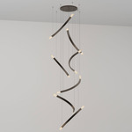 Trace Free Fall Pendant - Lightology Exclusive - Antique Bronze