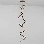 Trace Free Fall Pendant - Lightology Exclusive - Antique Bronze