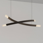 Trace X Linear Pendant - Lightology Exclusive - Antique Bronze