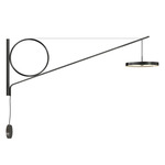 Cercle et Trait Wall Sconce - Satin Graphite