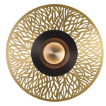 Earth Racine Wall Sconce - Satin Brass / Satin Graphite