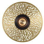Earth Racine Wall Sconce - Satin Brass / Satin Graphite