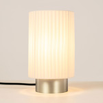 Ruban Table Lamp - Satin Nickel