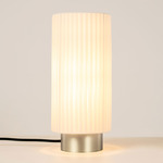 Ruban Table Lamp - Satin Nickel