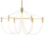 Paradoxe Chandelier - Satin Brass
